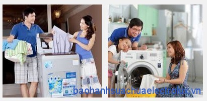 cơ chế làm sạch quần áo của máy giặt 