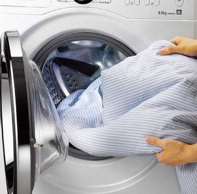 Giặt áo sơ mi bằng máy giặt